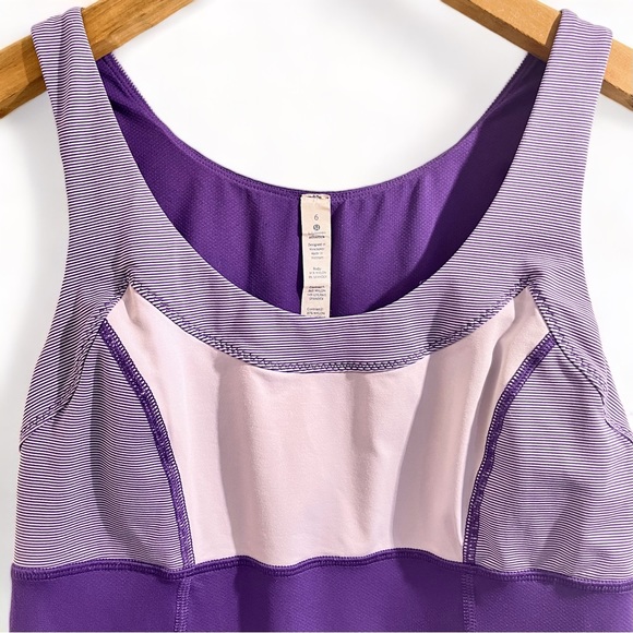 Lululemon Athletica Purple, Gray, + Off White Tank Top Size 6 NWOT - Picture 7 of 16